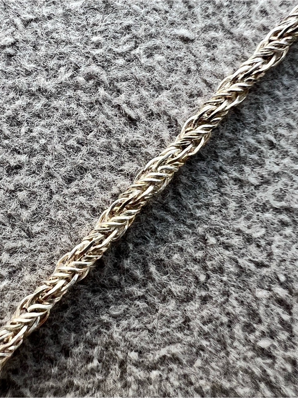 Sterling Silver Rope Chain Bracelet - Picture 2 of 5